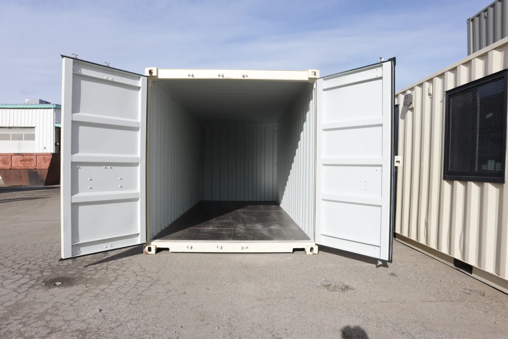 Inside view of an open Secure-Rite storage container